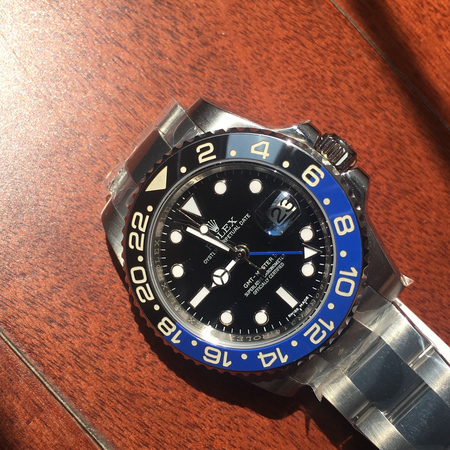 QC - Rolex GMT Master II BLNR - Ρολόγια Replica